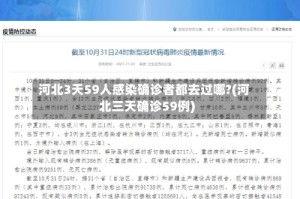河北3天59人感染确诊者都去过哪?(河北三天确诊59例)