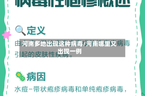 河南多地出现这种病毒/河南哪里又出现一例