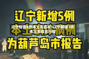 辽宁新增8例本土无症状/辽宁新增1例本土无症状行程