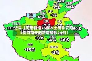 近来【河南新增76例本土确诊安阳44例河南安阳新增确诊24例】