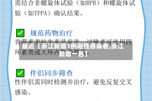 最近【浙江新增1例阳性感染者,浙江新增一名】