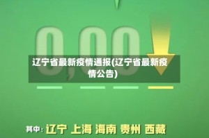 辽宁省最新疫情通报(辽宁省最新疫情公告)