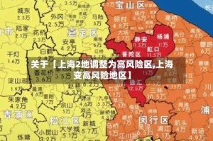 关于【上海2地调整为高风险区,上海变高风险地区】
