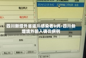 四川新增外省返川感染者8例/四川新增境外输入确诊病例