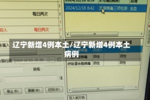 辽宁新增4例本土/辽宁新增4例本土病例