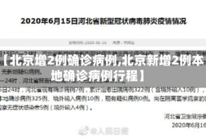 【北京增2例确诊病例,北京新增2例本地确诊病例行程】