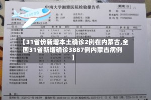 【31省份新增本土确诊2例在内蒙古,全国31省新增确诊3887例内蒙古病例】