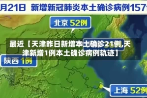 最近【天津昨日新增本土确诊21例,天津新增1例本土确诊病例轨迹】