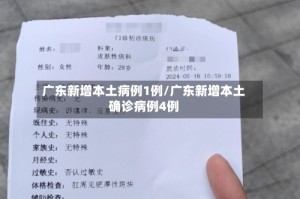 广东新增本土病例1例/广东新增本土确诊病例4例