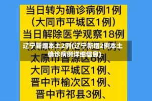 辽宁新增本土2例(辽宁新增2例本土确诊病例详细信息)