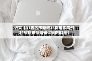 近来【31省区市新增16例确诊病例31省区市新增确诊病例82例】