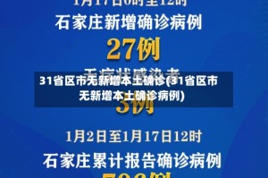 31省区市无新增本土确诊(31省区市无新增本土确诊病例)