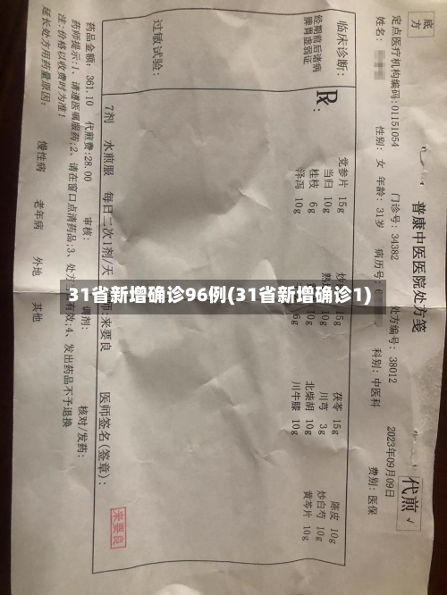 31省新增确诊96例(31省新增确诊1)-第1张图片
