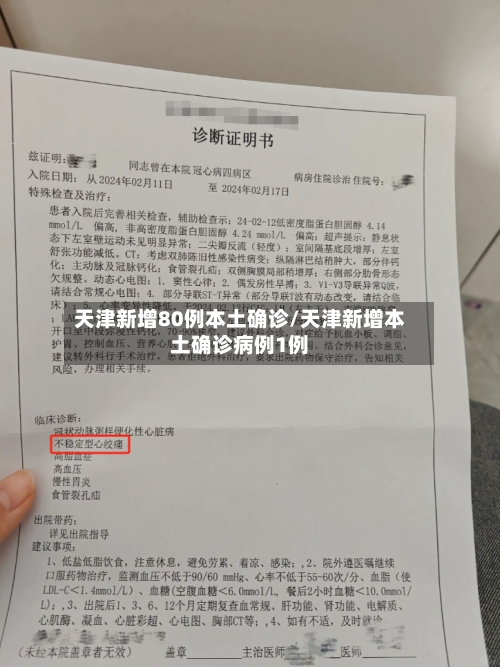 天津新增80例本土确诊/天津新增本土确诊病例1例-第1张图片