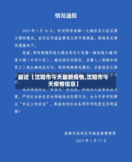 最近【沈阳市今天最新疫情,沈阳市今天疫情信息】-第1张图片