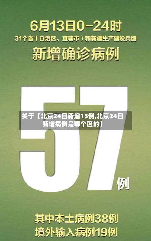 关于【北京24日新增13例,北京24日新增病例是哪个区的】-第1张图片