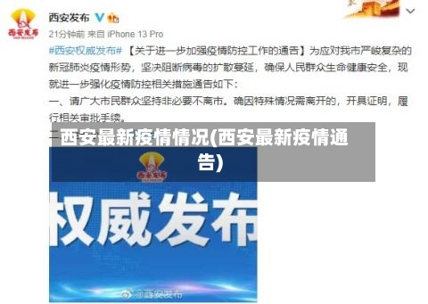 西安最新疫情情况(西安最新疫情通告)-第1张图片