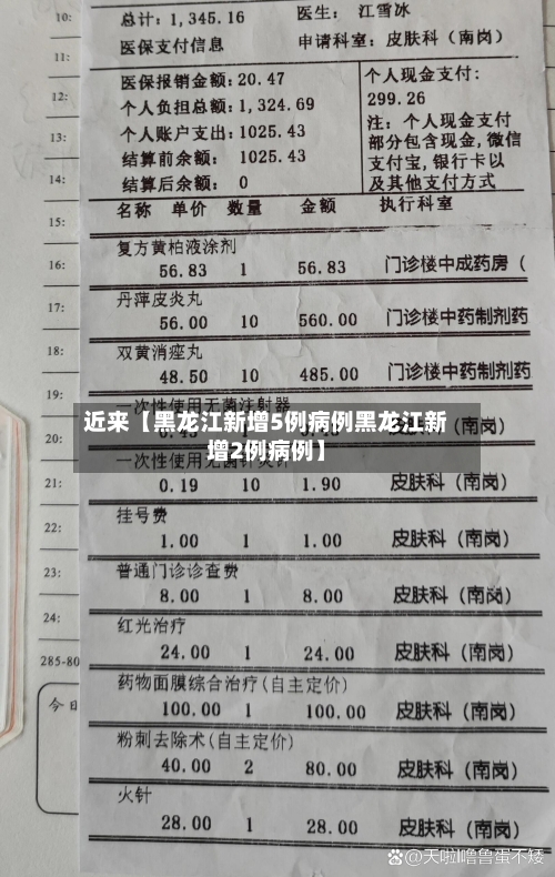 近来【黑龙江新增5例病例黑龙江新增2例病例】-第1张图片