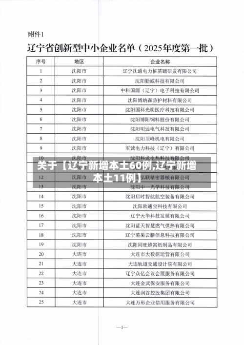 关于【辽宁新增本土60例,辽宁新增本土11例】-第2张图片