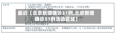 最近【北京新增确诊31例,北京新增确诊31例活动区域】-第1张图片