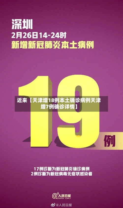 近来【天津增18例本土确诊病例天津增7例确诊详情】-第3张图片