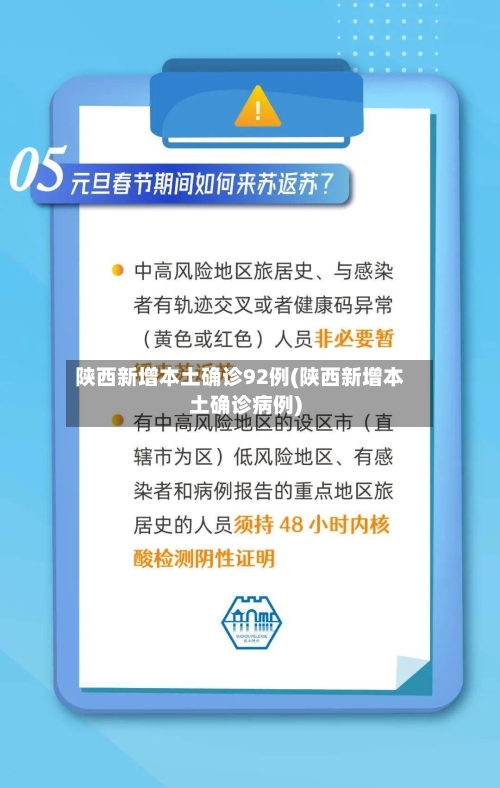 陕西新增本土确诊92例(陕西新增本土确诊病例)-第2张图片