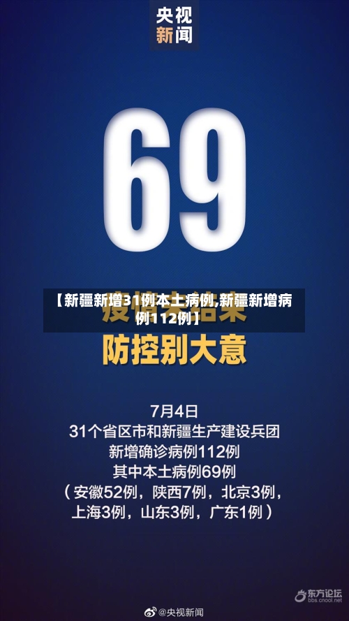 【新疆新增31例本土病例,新疆新增病例112例】-第3张图片
