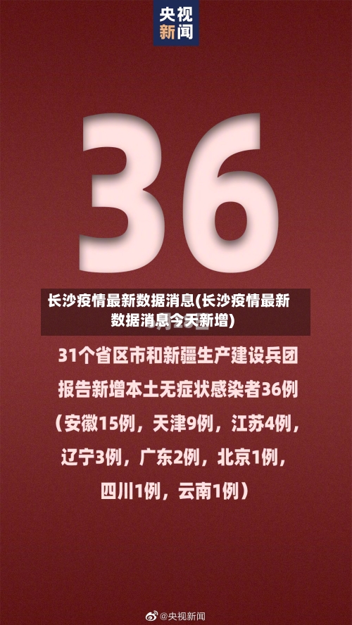 长沙疫情最新数据消息(长沙疫情最新数据消息今天新增)-第1张图片