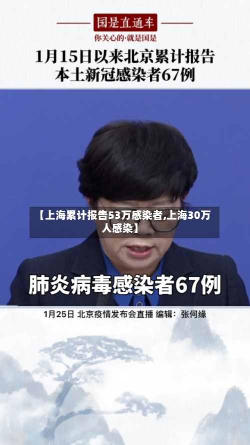 【上海累计报告53万感染者,上海30万人感染】-第1张图片