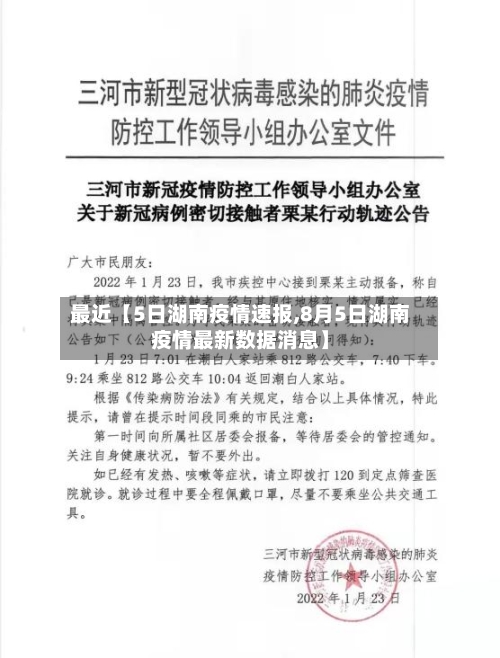 最近【5日湖南疫情速报,8月5日湖南疫情最新数据消息】-第2张图片